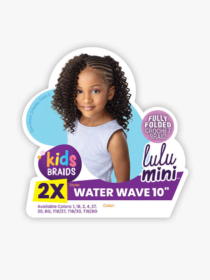 SENSATIONNEL Braiding Hair Lulu Mini - 2X WATER WAVE 10"