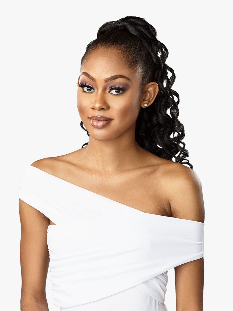 SENSATIONNEL Lulu Pony Synthetic Drawstring Ponytail - NINI