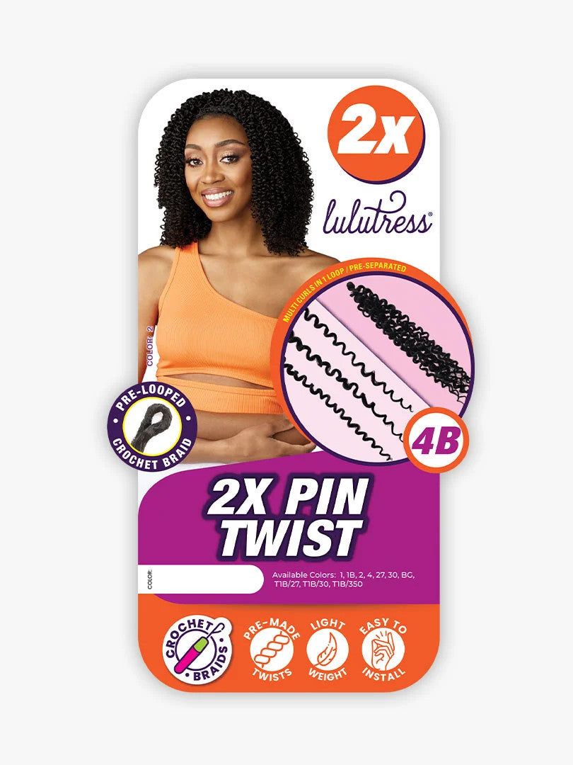 SENSATIONNEL Lulutress Crochet Braid - 2X Pin Twist 4B