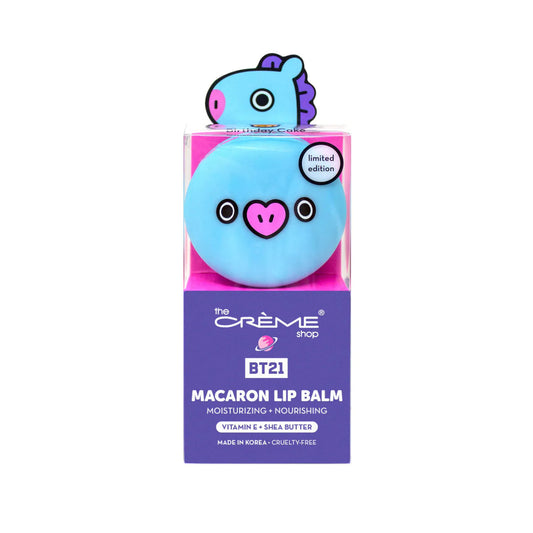 THE CREME SHOP BT21 MANG Macaron Lip Balm - Birthday Cake