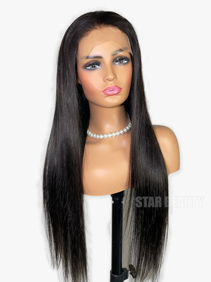 15A PINK LEMON GOLD 100% Human Hair 5X6 Lace Front Wig - ARKANSAS