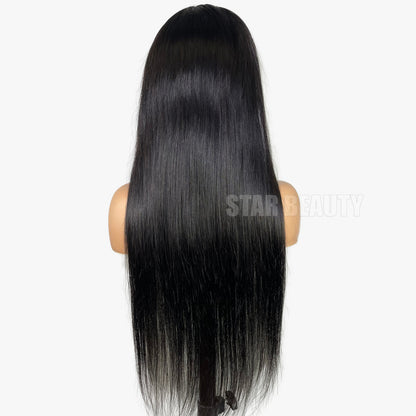 15A PINK LEMON GOLD 100% Human Hair 5X6 Lace Front Wig - ARKANSAS