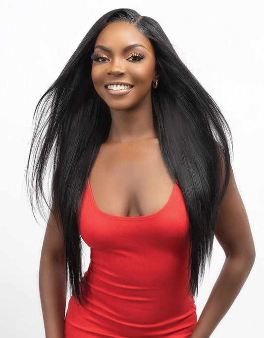 Janet Collection 100% Remi Human Hair Melt 5x5 NUSKIN HD Lace Closure - Straight (10"-14")