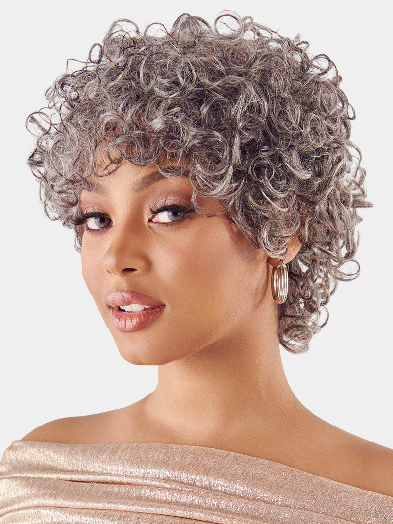VIVACE 100% Human Hair MAESTRO Gray Collection Full Wig - AIRES