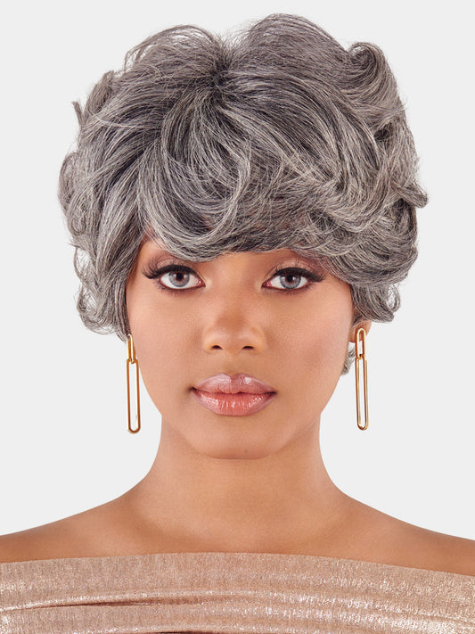 VIVACE 100% Human Hair MAESTRO Gray Collection Full Wig - TORINO