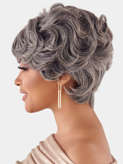 VIVACE 100% Human Hair MAESTRO Gray Collection Full Wig - TORINO