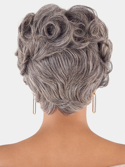 VIVACE 100% Human Hair MAESTRO Gray Collection Full Wig - TORINO
