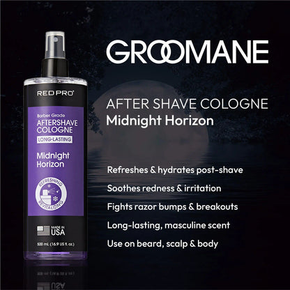 RED Groomane Cooling Aftershave Cologne for Men