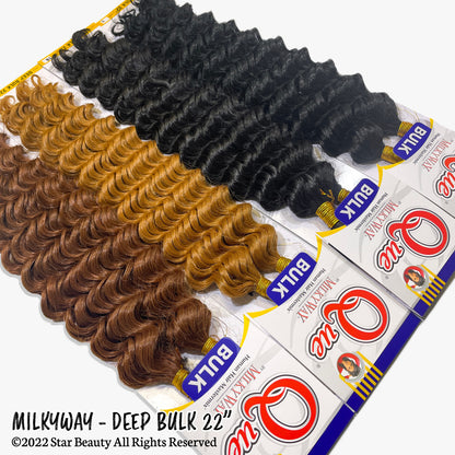 SHAKE N GO MilkyWay Que Human Hair Blend Braid - Deep Bulk 22"
