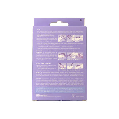 KISS Majestic Press On  Luxury High Shine Gel Nails - WONDROUS