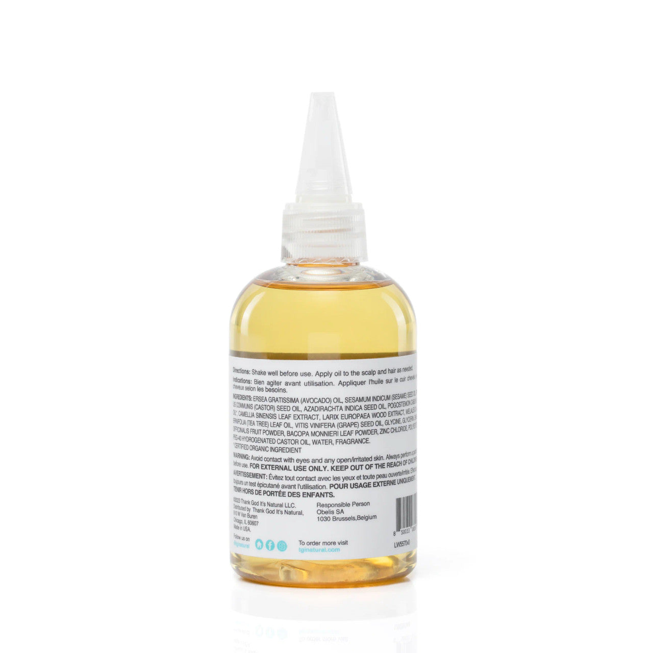 TGIN Miracle Styling Ayurvedic Hair & Scalp Oil (4 oz)