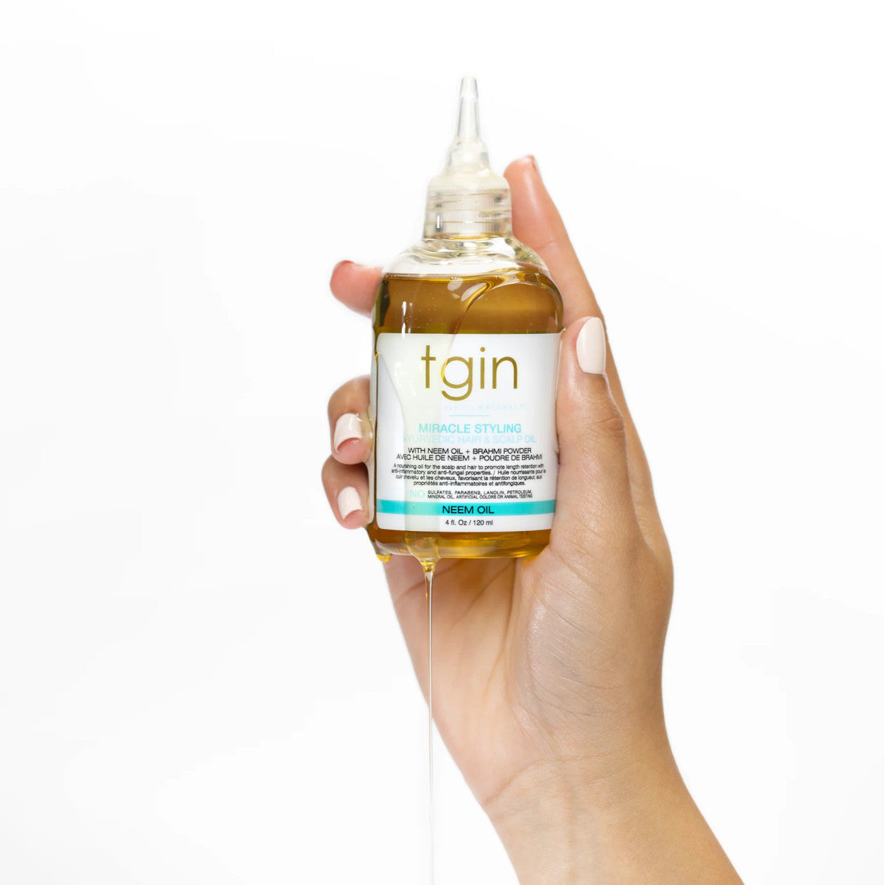 TGIN Miracle Styling Ayurvedic Hair & Scalp Oil (4 oz)