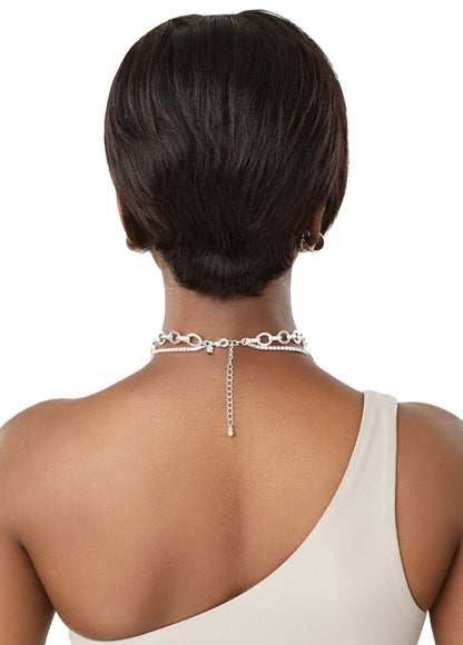 OUTRE Mytresses Black Label 100% Unprocessed Human Hair Lace Front Wig - HH-Natural Pixie