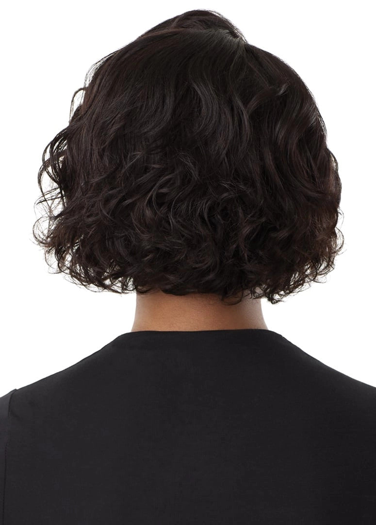 OUTRE Mytresses Black Label 100% Human Hair 13X4 Lace Front Wig - HH-Virgin Wavy Bob 10"