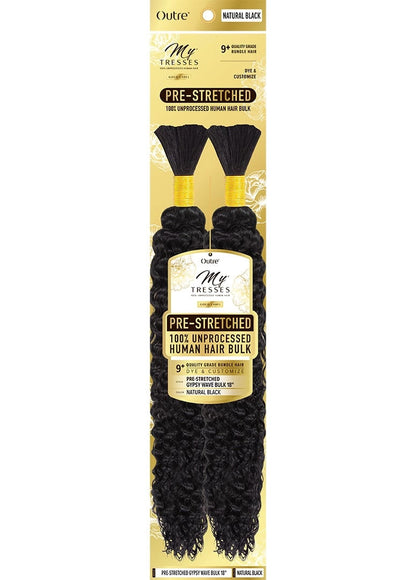 OUTRE Mytresses Gold Label 100% Human Hair Pre-Stretched - Gypsy Wave Bulk (18"-24")
