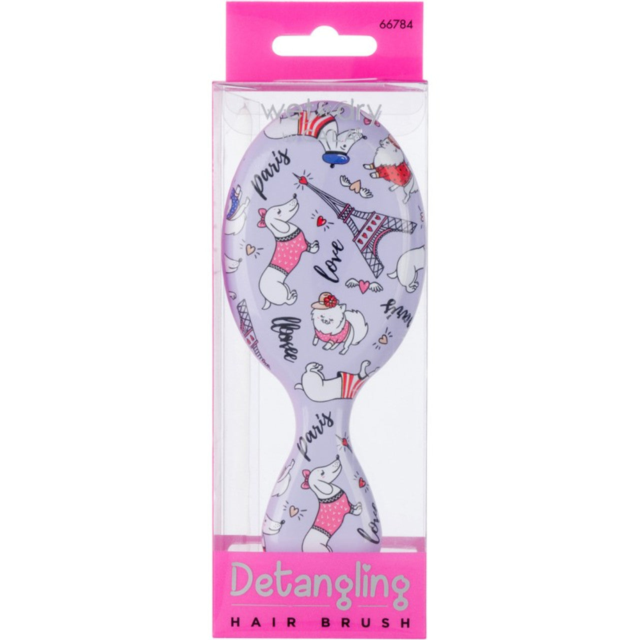 CALA Wet-N-Dry Mini Detangling Hair Brush