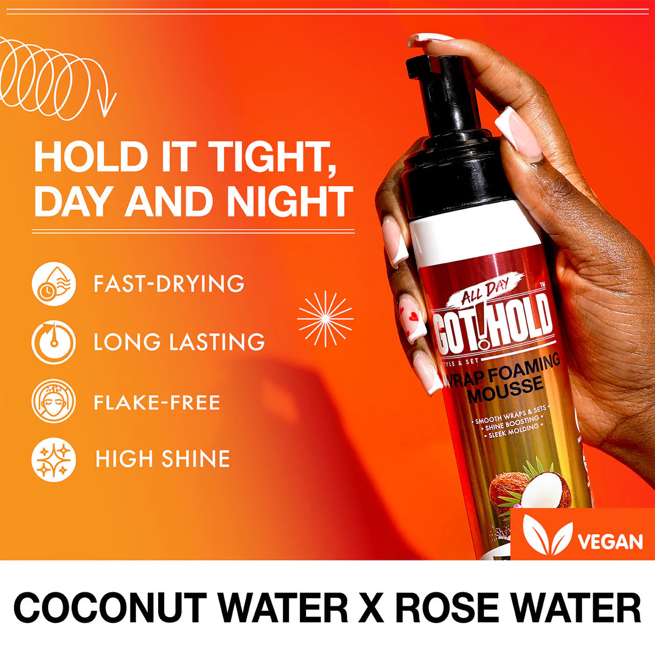 ALL DAY GOT HOLD Wrap Foaming Mousse