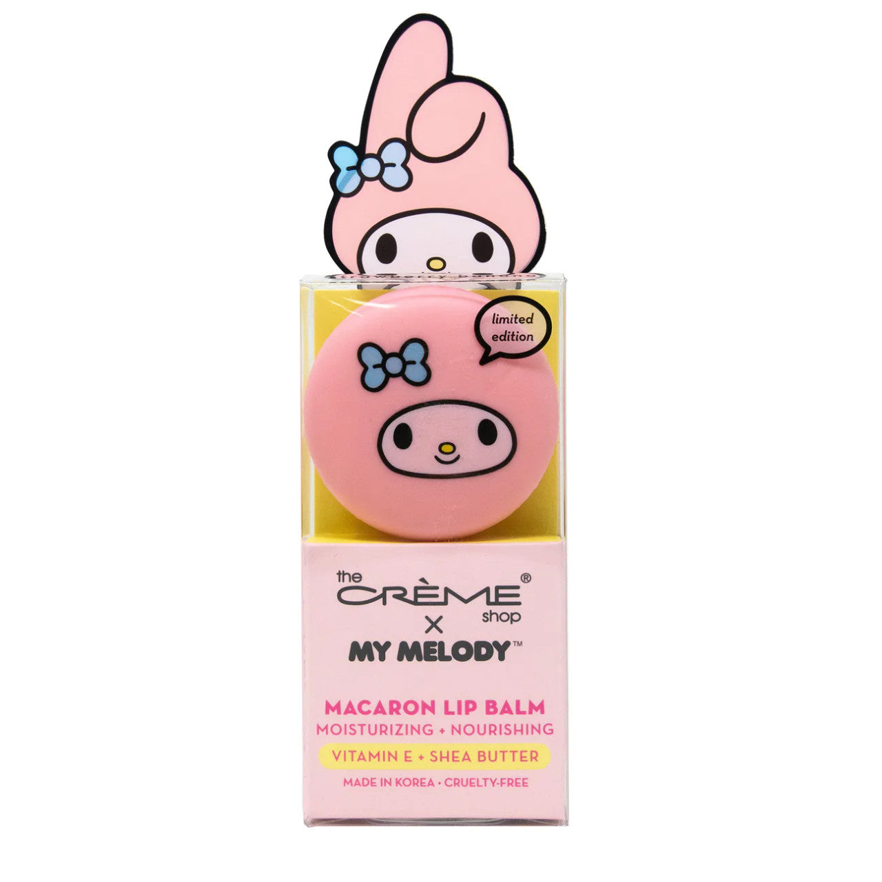 THE CREME SHOP x My Melody Macaron Lip Balm - Strawberry Banana