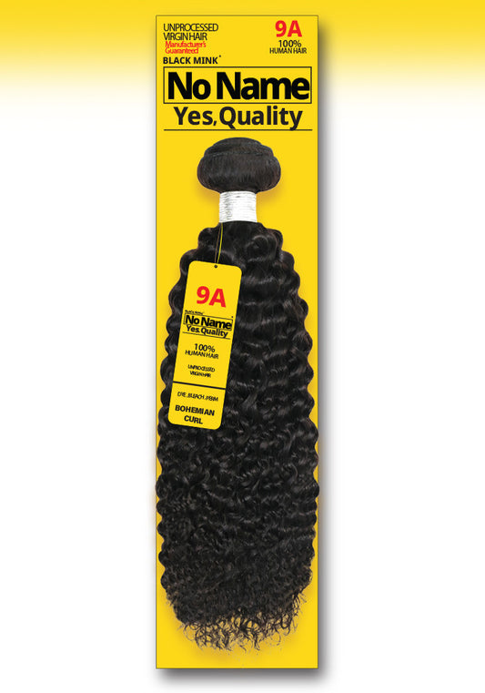 9A No Name Brand  Brazilian Single Bundle - Bohemian Curl (10" - 24")