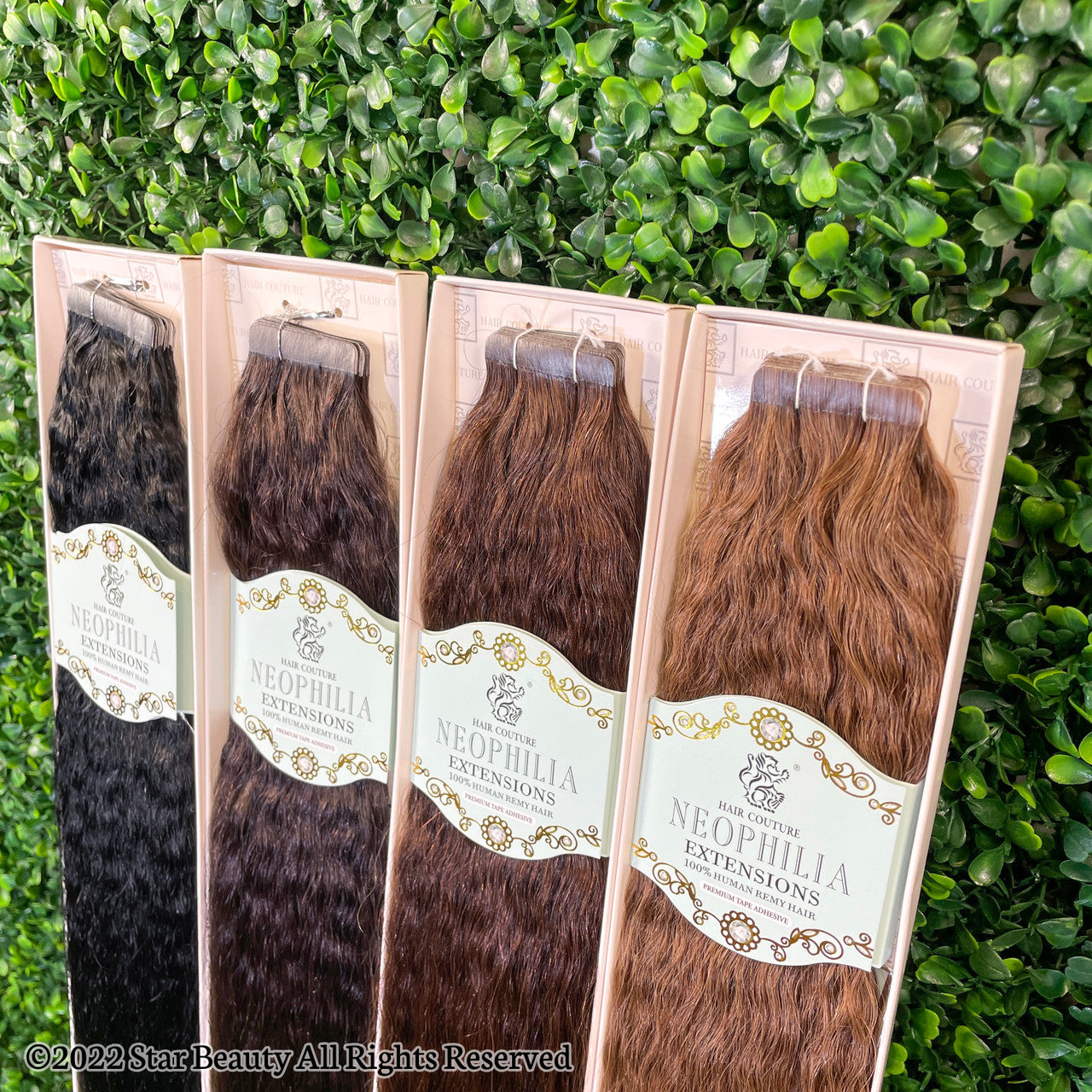 Hair Couture Neophilia 100% Remy Human Hair Tape-In Extensions - Kinky 18"