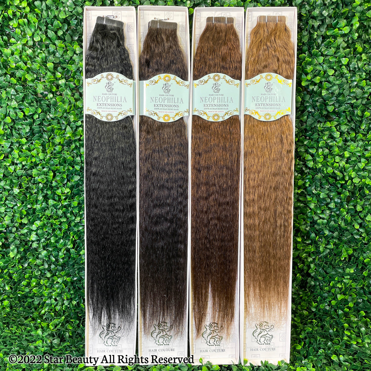 Hair Couture Neophilia 100% Remy Human Hair Tape-In Extensions - Kinky 18"
