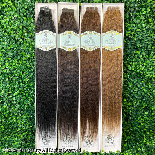 Hair Couture Neophilia 100% Remy Human Hair Tape-In Extensions - Kinky 18"