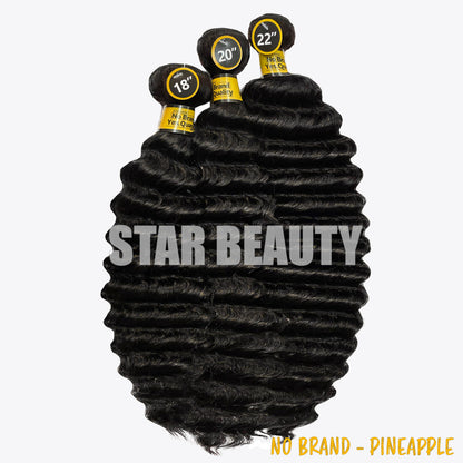 9A No Name Brand Brazilian Multi Pack - Pineapple Wave (10"- 24")