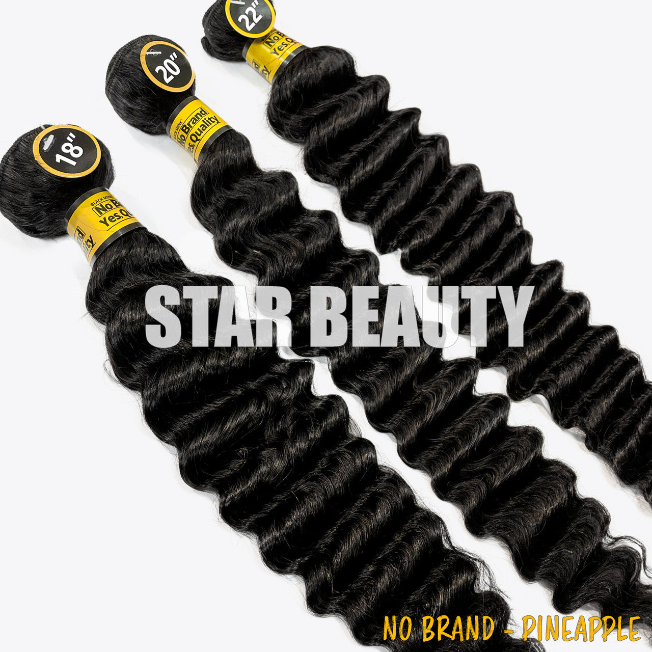 9A No Name Brand Brazilian Multi Pack - Pineapple Wave (10"- 24")