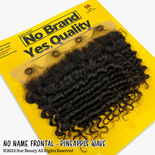 9A No Name Brand Brazilian 100% Virgin Hair 13x4 Frontal - Pineapple Wave 12"