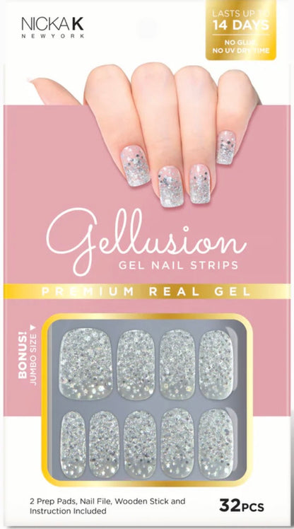 NICKA K Gellusion Gel Nail Strips (NSG002)