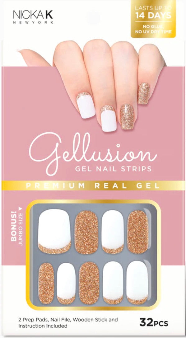 NICKA K Gellusion Gel Nail Strips (NSG004)