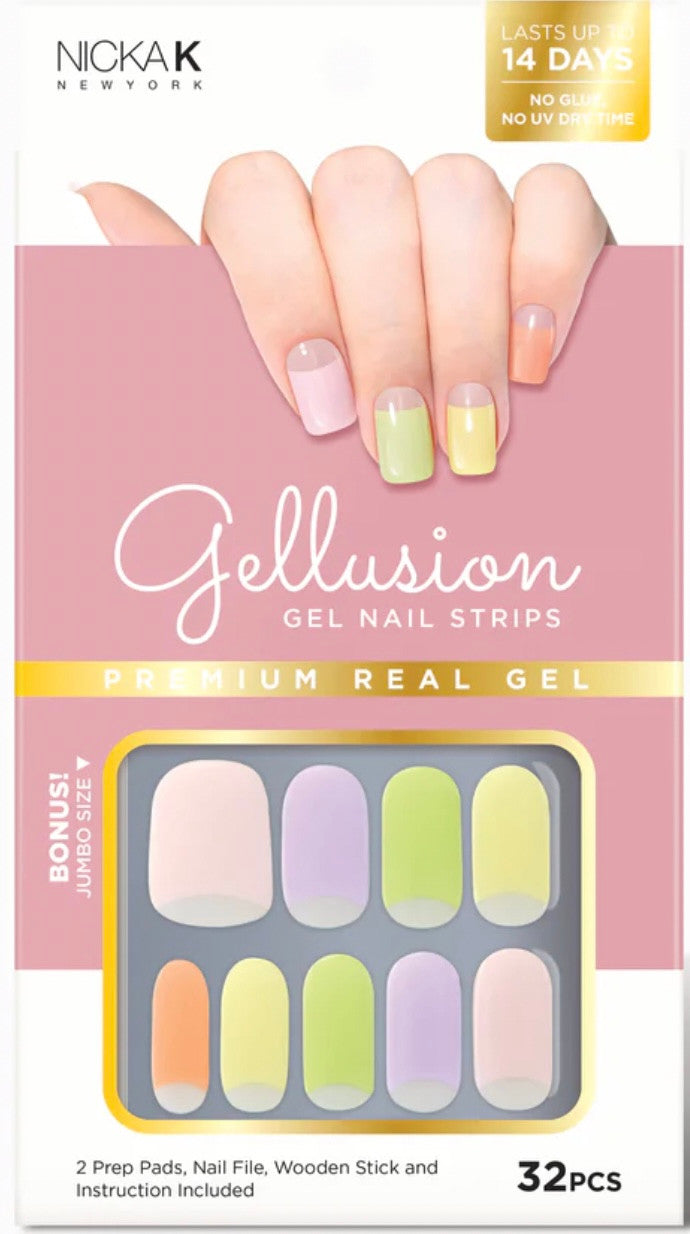 NICKA K Gellusion Gel Nail Strips (NSG009)