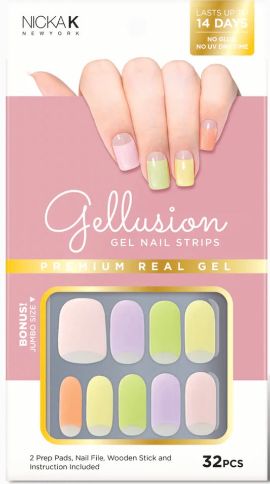 NICKA K Gellusion Gel Nail Strips (NSG009)