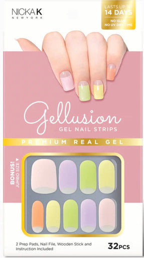 NICKA K Gellusion Gel Nail Strips (NSG009)