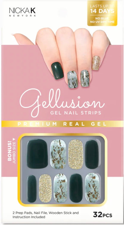 NICKA K Gellusion Gel Nail Strips (NSG011)