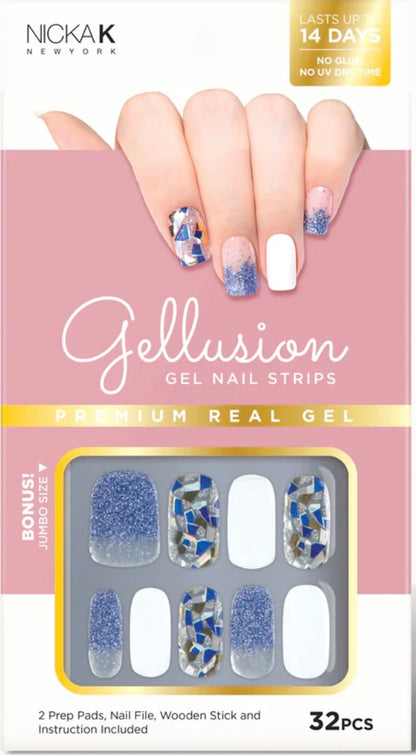 NICKA K Gellusion Gel Nail Strips (NSG012)