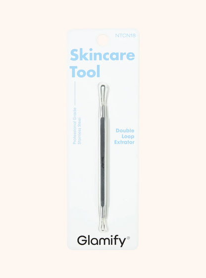 ABSOLULTE Stainless Steel Double Loop Extractor Skincare Tool