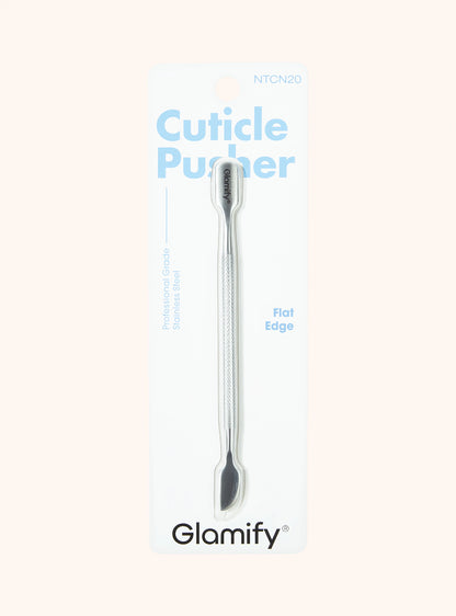 ABSOLULTE Stainless Steel Flat Edge Cuticle Pusher