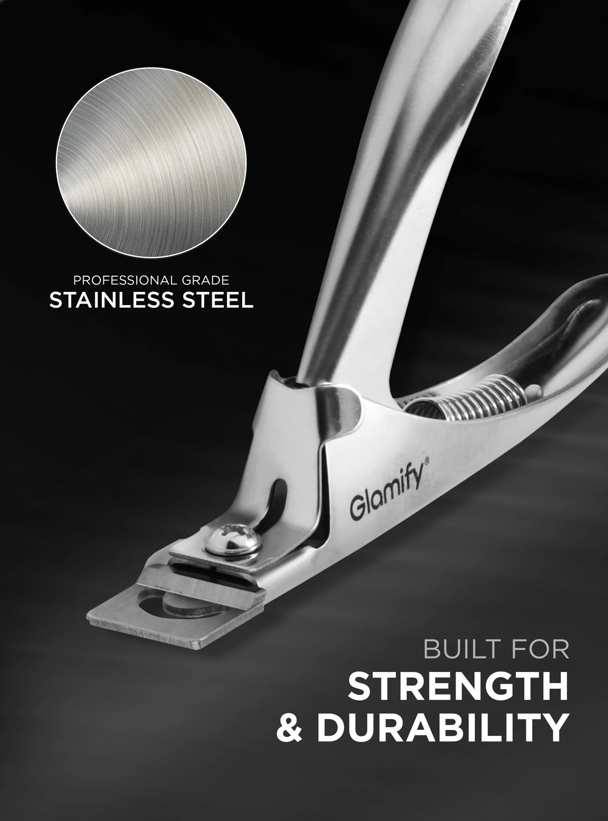 ABSOLULTE Stainless Steel Acrylic Nail Tip Cutter