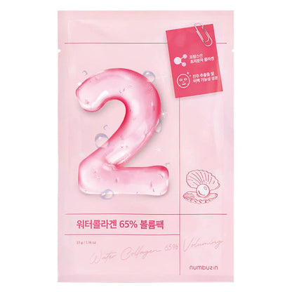 NUMBUZIN No. 2 Water Collagen 65% Voluming Sheet Mask (1 Sheet)