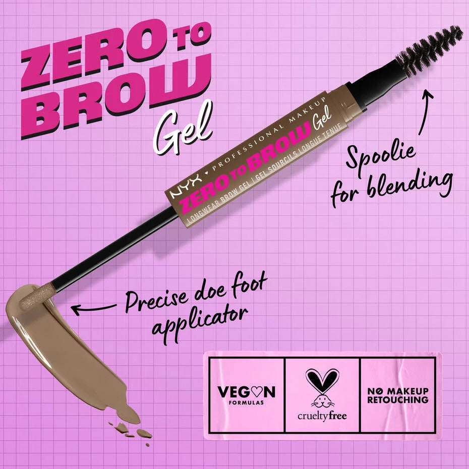 NYX Zero to Brow Longwear Eyebrow Gel