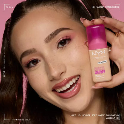 NYX Make Em Wonder Soft Matte Buildable Foundation