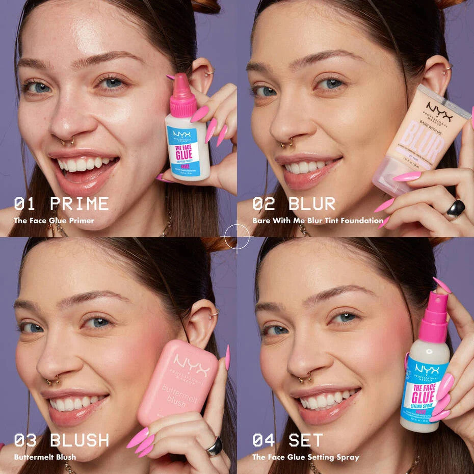 NYX Professional Makeup The Face Glue Setting Spray (2.03oz)