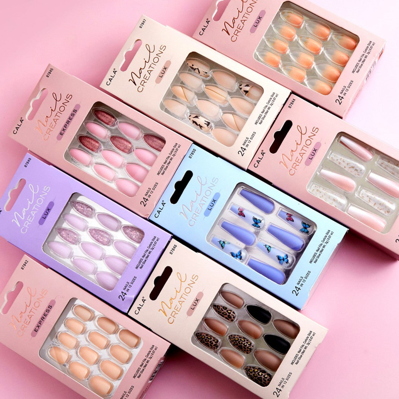 CALA Nail Creations Lux Stiletto (Clear Tipo)
