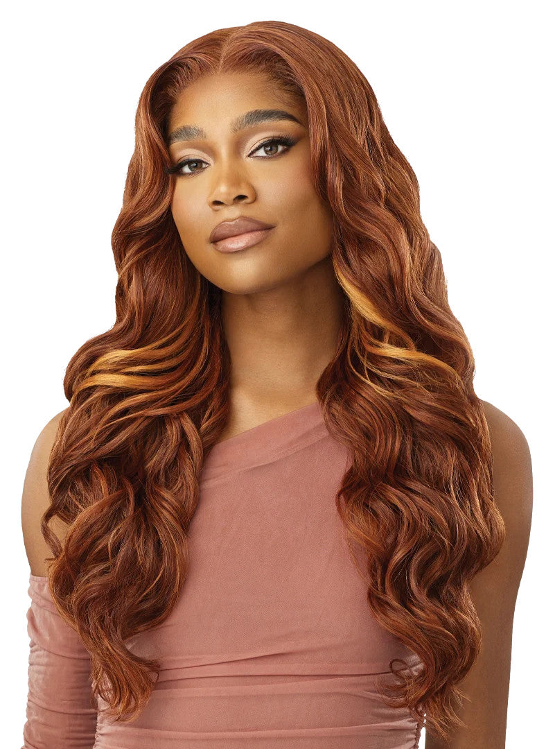 OUTRE Synthetic 5x5 Lace Closure Wig - HHB-Glam Curls 24"