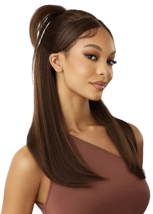 OUTRE Synthetic 5x5 Lace Closure Wig - HHB-NATURAL YAKI 22"