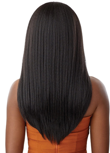 OUTRE Synthetic 5"x 5" HD Lace Closure Lace Front Wig - HHB-Kinky Straight 24"