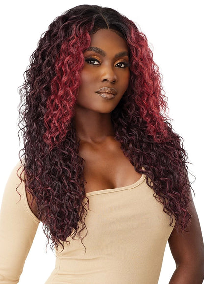 OUTRE Synthetic 5"x 5" HD Lace Closure Lace Front Wig - HHB-MALAYSIAN DEEP 26"
