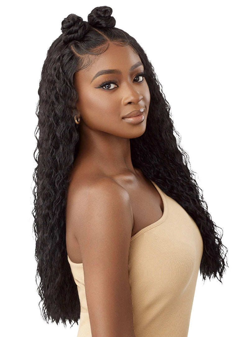 OUTRE Synthetic 5x5 Lace Closure Wig - HHB-PERUVIAN WATER WAVE 24"