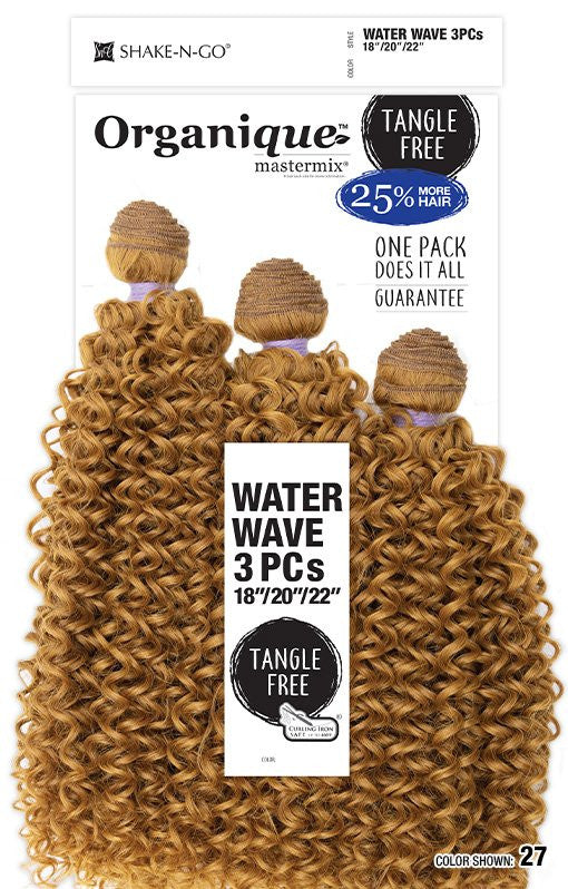 SHAKE N GO Organique  Mastermix Weave - Water Wave 3PCS (18"/20"/22")